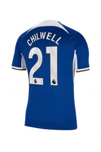 Fotbalové Dres Chelsea Ben Chilwell #21 Domácí Oblečení 2023-24 Krátký Rukáv